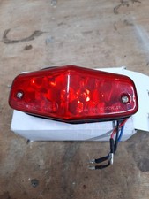 REAR RED 12V LED MOTORCYCLE LIGHT. RETRO STYLE. UNIVERSAL.