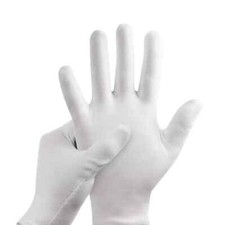 100% Cotton White Gloves for