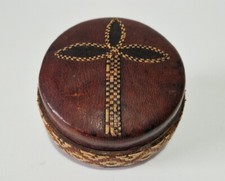 Antique Straw Work Leather