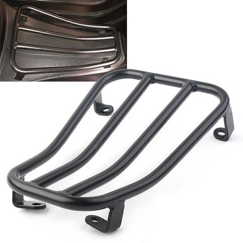 Black rear luggage rack - rear,
