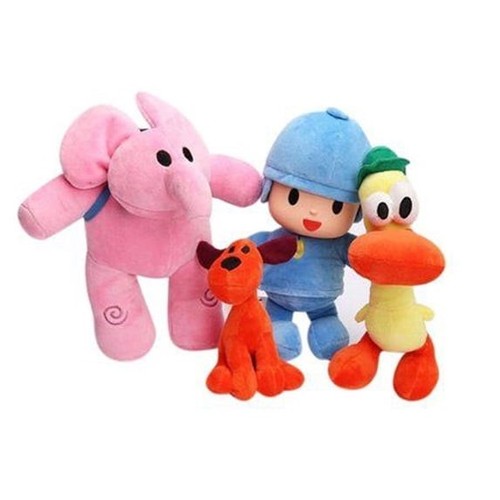 4pcs bandai pocoyo elly pot - 4pcs,
