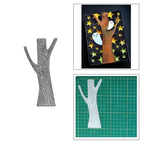 Tree trunk metal cutting dies - tree,