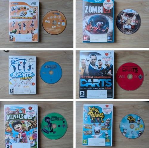 Wii game bundle 1 x - 5, +