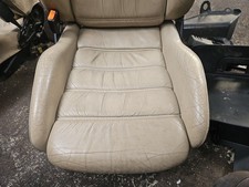 CORRADO 92-92 VR6 STORM FRONT LEATHER SEAT BASE WITH BOLSTERS BEIGE CREAM