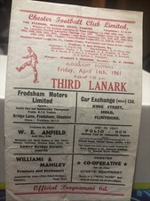 Chester v Third Lanark