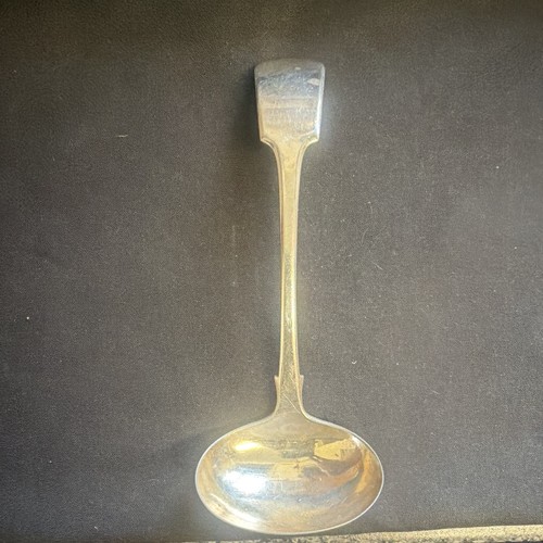 Silver plate ladle - hb&co,