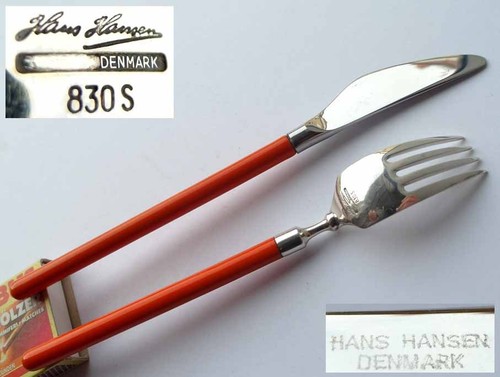 Set cutlery enamel hans - set,