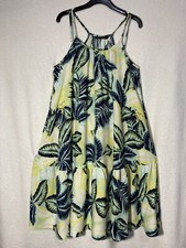 M&S Yellow And Green Leaf