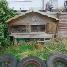 Large three level Rabbit Hutch wood