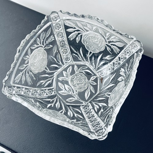 Vintage crystal rose - crystal, with