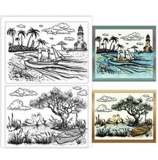Clear Stamps Landscape