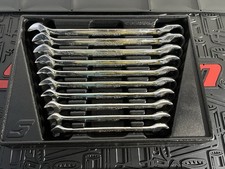 Snap on tools ratchet spanners 10-19mm set flank drive straight