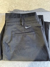 Nike Golf Mens Dri-Fit Trousers W36 L32 Black