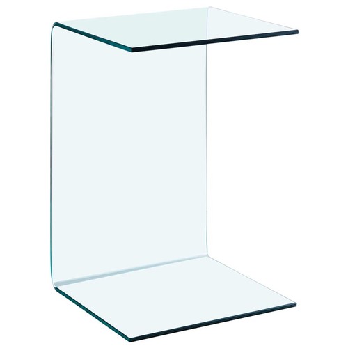 Side table tempered glass - tempered,