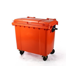 660 litre wheelie bin plastic