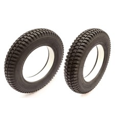 2x 14 Inch Solid PU Tyre