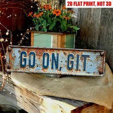 Vintage Go On, Git Wall Decor