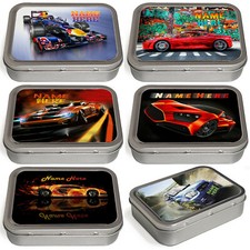 Personalised Tobacco Tin Car