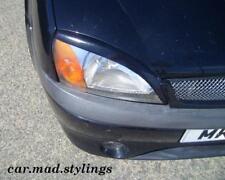 Fiesta MK5 Black Plastic Eyebrows to fit/Eyelids/Kit/Light/Eye Brows ZETEC S