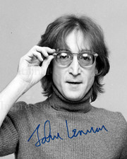 John Lennon Autograph signed