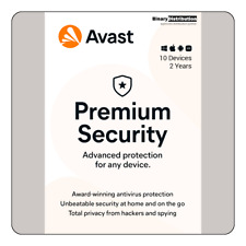 Avast Premium Security 2025 - 10 Devices - 2 Years [Download]