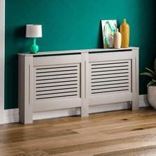 Sale Milton Radiator Cover Modern Furniture MDF Cabinet Large Grey