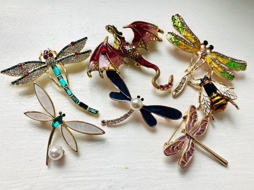Vintage style dragonfly and - dragonfly,