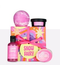 Lush Snow Fairy Gift set -  shower gel, bath bomb, body lotion and bubble bar
