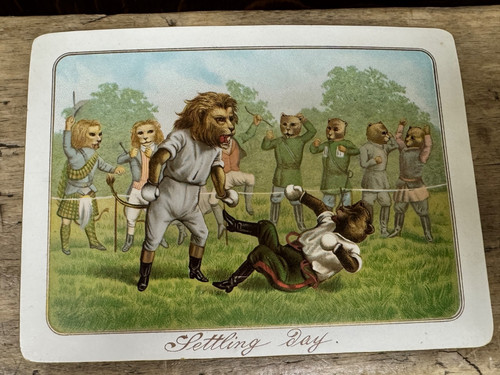 Rare postcard british lion - postcard?,