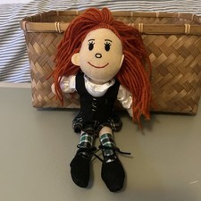 Scottish Tartan Doll Plush Rag