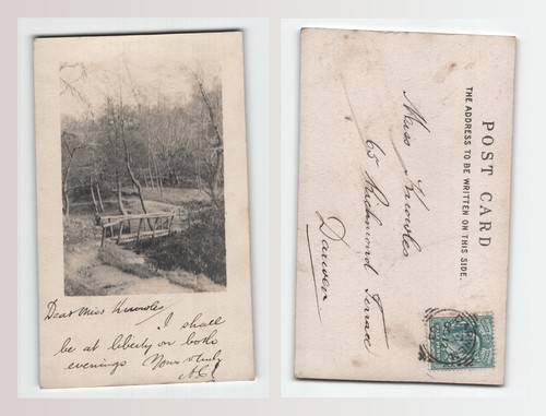 Postcard rural wooden - postcard,