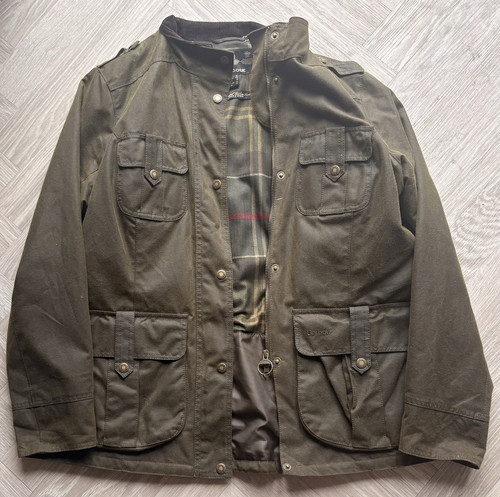 Barbour womens green waxed - green,