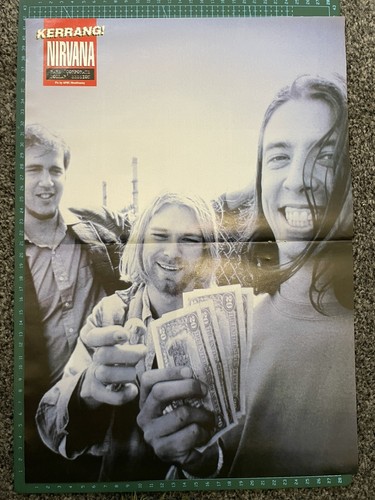 Nirvana 29x41cm 1995 kerrang - nirvana,