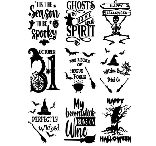 Halloween vinyl decal - vinyl,