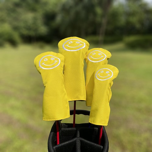 Simple smiling golf driver - smiling,