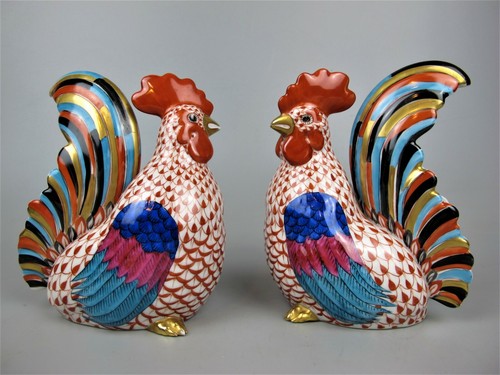 Herend fishnet figurines - 2,