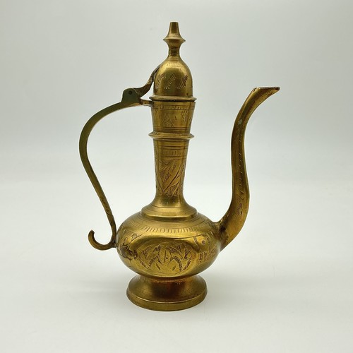 Vintage brass dallah - vintage, coffee