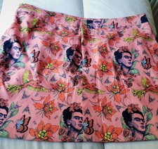 Frida Kahlo Print Skirt From
