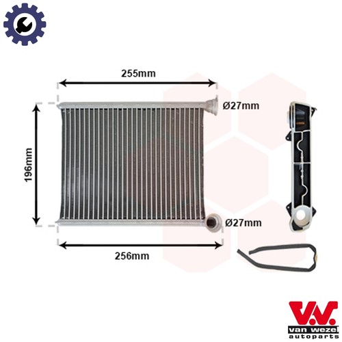Heat exchanger interior - heat,