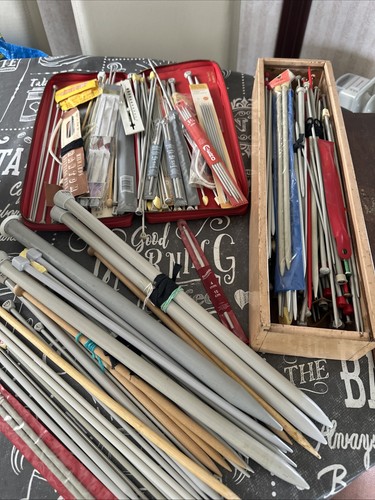 Knitting needles huge joblot - needles,