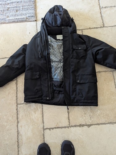 Kids black ski set/snowsuit-2