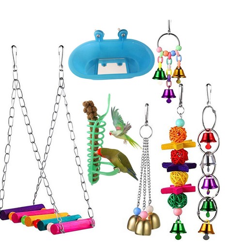 Assorted color bamboo bird - bird, toy