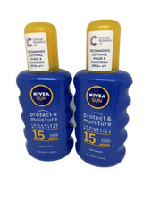 NIVEA SUN Protect & Moisture Sun Spray SPF15 (200ml) x 2