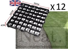 12 x Gravel Grass Grid Black Plastic Paver Base Path Turf Lawn Shed Garden Offic