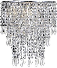 Chandelier Style Ceiling Light Shade Droplet Pendant Acrylic Crystal Bead Luxury