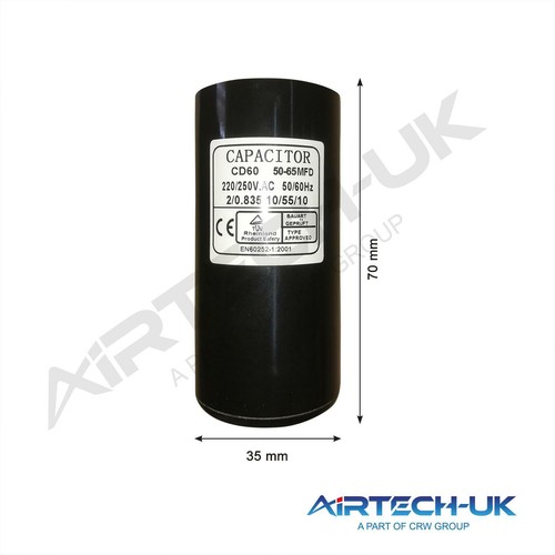 Electric motor start capacitor - motor,