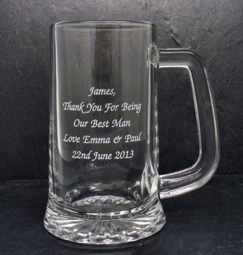 Personalised engraved glass - personalised,