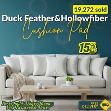 Cushion Pads Duck Feather/Hollowfiber Inner Insert Fillers Scatters Deep Filled