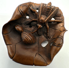 Japanese Boxwood Netsuke Fly