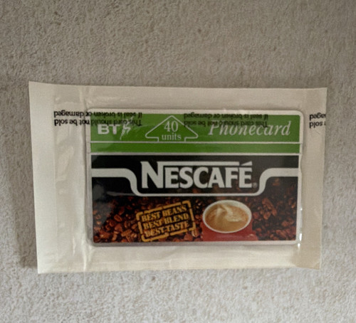 Sealed phonecard nescafe - -,